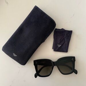 Celine Black Oversized Sunglasses - Phoebe Philo